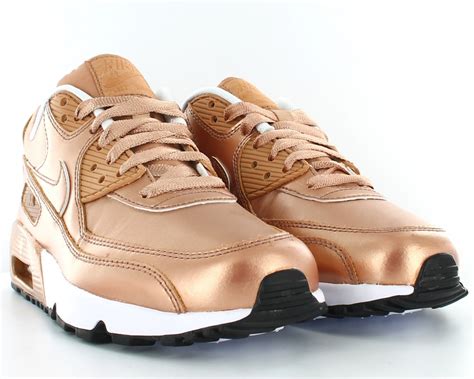 nike air max 90 se leather gs schuhe bronze